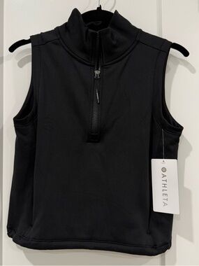 NWT Athleta Unstoppable Half Zip Vest XXS